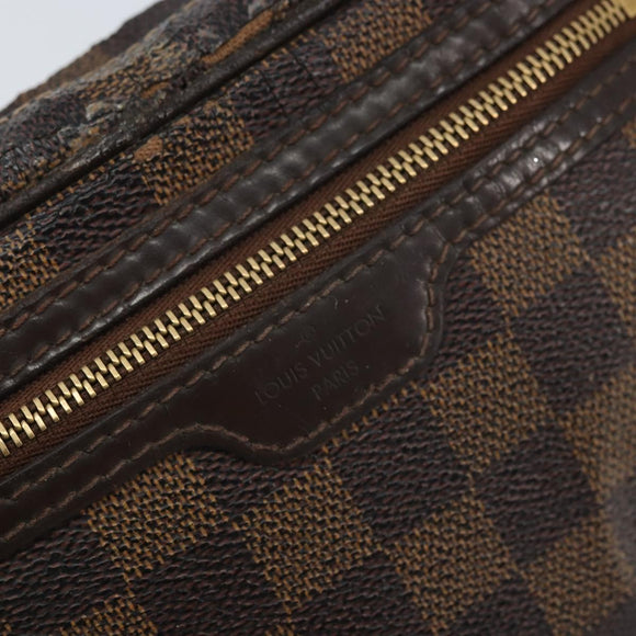 LOUIS VUITTON Damier Ebene Pochette Billets Macau Clutch Bag N61739 Auth BA11690