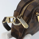 LOUIS VUITTON Damier Ebene Pochette Billets Macau Clutch Bag N61739 Auth BA11690-10