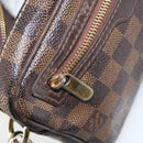 LOUIS VUITTON Damier Ebene Pochette Billets Macau Clutch Bag N61739 Auth BA11690-23