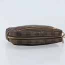 LOUIS VUITTON Damier Ebene Pochette Billets Macau Clutch Bag N61739 Auth BA11690-5