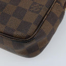 LOUIS VUITTON Damier Ebene Pochette Billets Macau Clutch Bag N61739 Auth BA11690-7