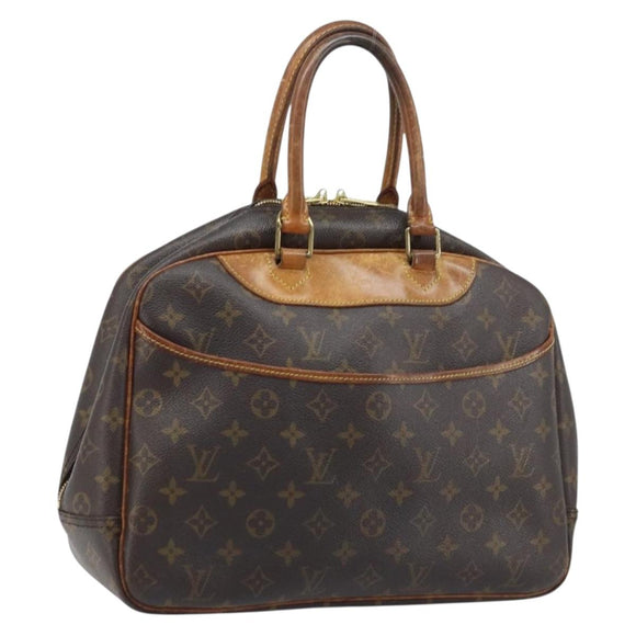 LOUIS VUITTON Monogram Deauville Hand Bag M47270 LV Auth BA11692