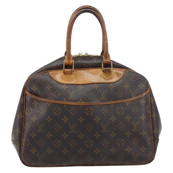LOUIS VUITTON Monogram Deauville Hand Bag M47270 LV Auth BA11692