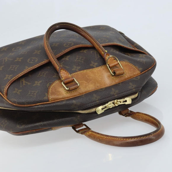 LOUIS VUITTON Monogram Deauville Hand Bag M47270 LV Auth BA11692