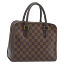 LOUIS VUITTON Damier Ebene Triana Hand Bag N51155 LV Auth BA11693-1