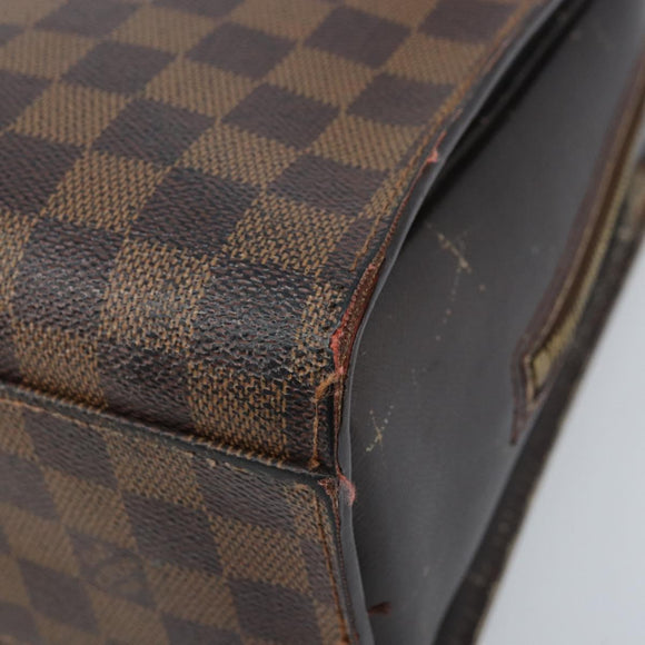 LOUIS VUITTON Damier Ebene Triana Hand Bag N51155 LV Auth BA11693