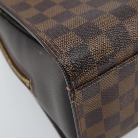LOUIS VUITTON Damier Ebene Triana Hand Bag N51155 LV Auth BA11693