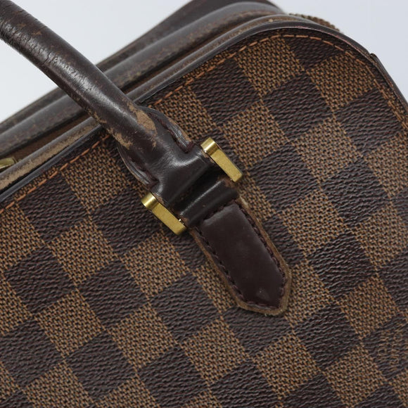 LOUIS VUITTON Damier Ebene Triana Hand Bag N51155 LV Auth BA11693