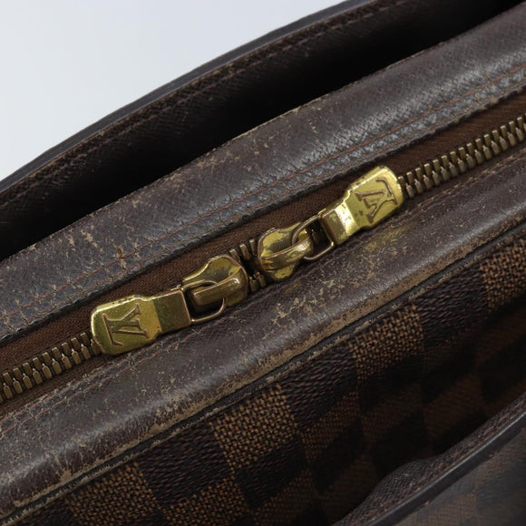 LOUIS VUITTON Damier Ebene Triana Hand Bag N51155 LV Auth BA11693