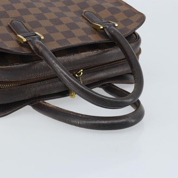 LOUIS VUITTON Damier Ebene Triana Hand Bag N51155 LV Auth BA11693
