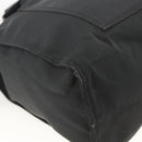 FENDI Hand Bag Canvas Black Silver Auth BA11699-14