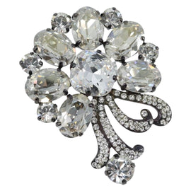 DOLCE&GABBANA Brooch metal Silver Auth BA11700
