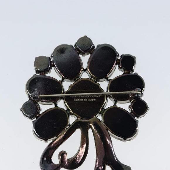 DOLCE&GABBANA Brooch metal Silver Auth BA11700