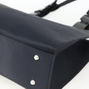 SAINT LAURENT Shoulder Bag Nylon Navy Silver Auth BA11701-10