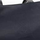 SAINT LAURENT Shoulder Bag Nylon Navy Silver Auth BA11701-14
