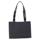 SAINT LAURENT Shoulder Bag Nylon Navy Silver Auth BA11701-2
