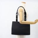 SAINT LAURENT Shoulder Bag Nylon Navy Silver Auth BA11701-21