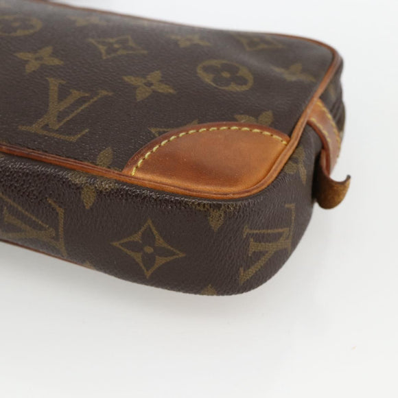 LOUIS VUITTON Monogram Marly Dragonne PM Clutch Bag M51827 LV Auth BA11704