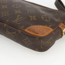 LOUIS VUITTON Monogram Marly Dragonne PM Clutch Bag M51827 LV Auth BA11704-15