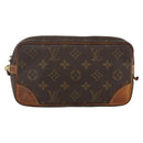 LOUIS VUITTON Monogram Marly Dragonne PM Clutch Bag M51827 LV Auth BA11704-13