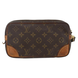 LOUIS VUITTON Monogram Marly Dragonne PM Clutch Bag M51827 LV Auth BA11704 - 0