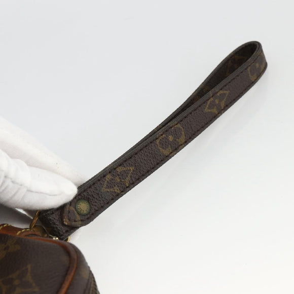 LOUIS VUITTON Monogram Marly Dragonne PM Clutch Bag M51827 LV Auth BA11704