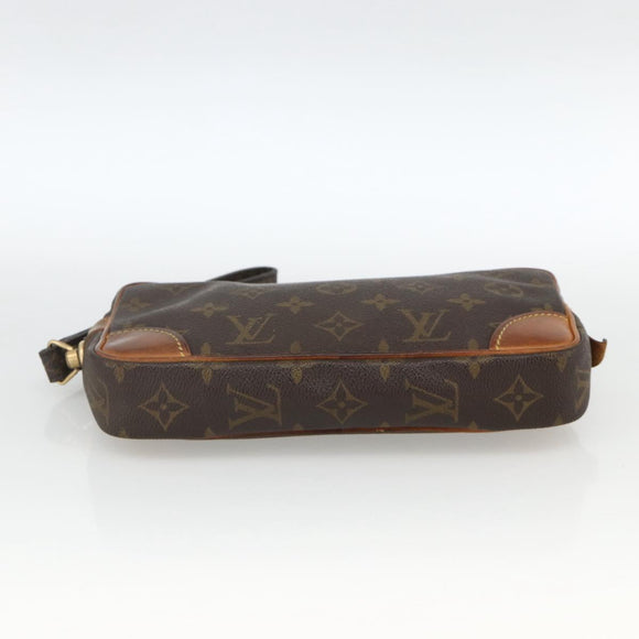 LOUIS VUITTON Monogram Marly Dragonne PM Clutch Bag M51827 LV Auth BA11704