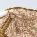 GUCCI GG Canvas Sherry Line Hand Bag Beige Gold 139261 Auth BA11705-17