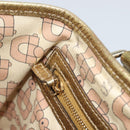 GUCCI GG Canvas Sherry Line Hand Bag Beige Gold 139261 Auth BA11705-19