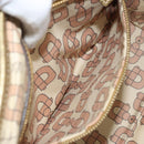 GUCCI GG Canvas Sherry Line Hand Bag Beige Gold 139261 Auth BA11705-20