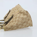GUCCI GG Canvas Sherry Line Hand Bag Beige Gold 139261 Auth BA11705-5