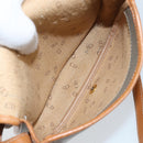 Christian Dior Shoulder Bag PVC Leather Gray Gold Auth BA11708-17