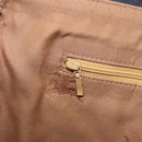 Burberrys Nova Check Shoulder Bag Canvas Beige Silver Auth BA11709-19