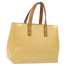 LOUIS VUITTON Monogram Vernis Reade PM Bag Marshmallow Pink M91306 Auth BA1171-1