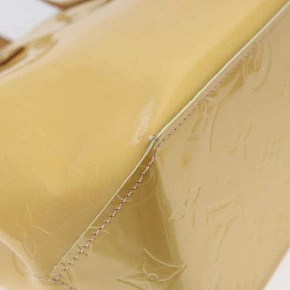 LOUIS VUITTON Monogram Vernis Reade PM Bag Marshmallow Pink M91306 Auth BA1171