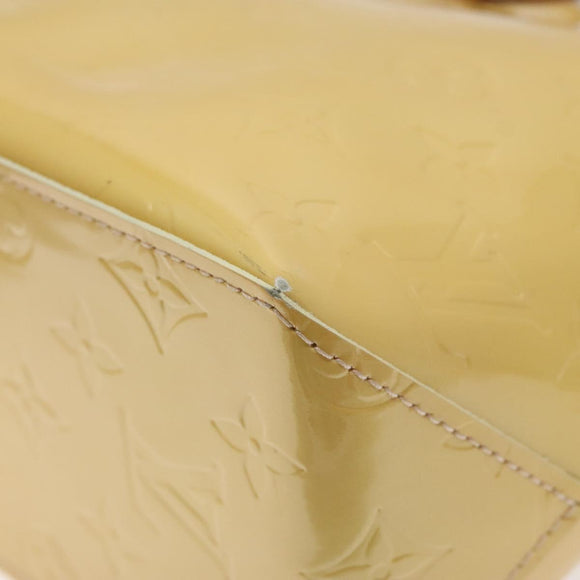 LOUIS VUITTON Monogram Vernis Reade PM Bag Marshmallow Pink M91306 Auth BA1171