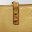 LOUIS VUITTON Monogram Vernis Reade PM Bag Marshmallow Pink M91306 Auth BA1171-17