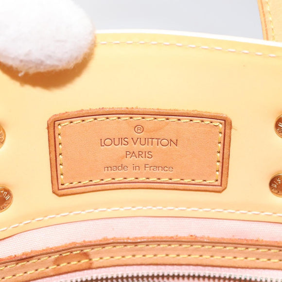 LOUIS VUITTON Monogram Vernis Reade PM Bag Marshmallow Pink M91306 Auth BA1171