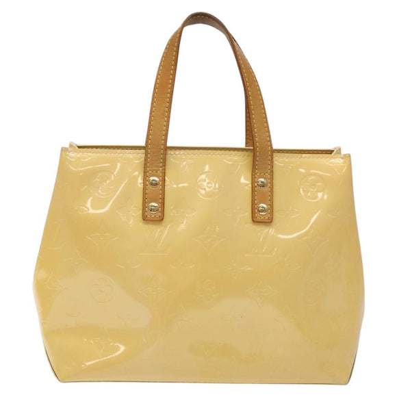 LOUIS VUITTON Monogram Vernis Reade PM Bag Marshmallow Pink M91306 Auth BA1171