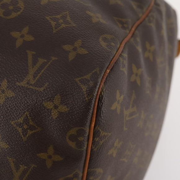 LOUIS VUITTON Monogram Keepall 55 Boston Bag M41424 LV Auth BA11712