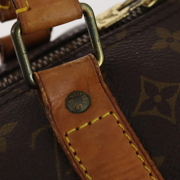 LOUIS VUITTON Monogram Keepall 55 Boston Bag M41424 LV Auth BA11712