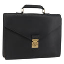 LOUIS VUITTON Epi Serviette Conseiller Business Bag Black M54422 LV Auth BA11719-1