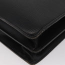 LOUIS VUITTON Epi Serviette Conseiller Business Bag Black M54422 LV Auth BA11719-16