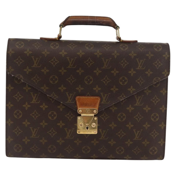 LOUIS VUITTON Monogram Serviette Conseiller Briefcase M53331 LV Auth BA11721