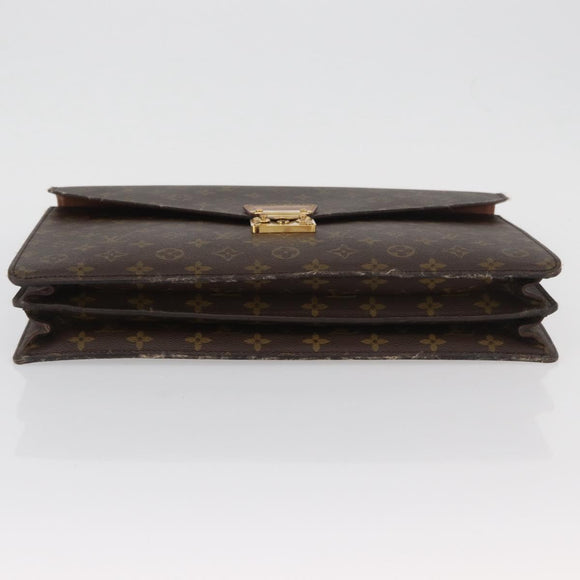 LOUIS VUITTON Monogram Serviette Conseiller Briefcase M53331 LV Auth BA11721