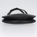 Gianni Versace Shoulder Bag Leather Black Gold Auth BA11726-5