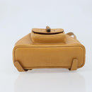 GUCCI Bamboo Backpack Leather Beige Gold 003 2058 0030 Auth BA11729-5