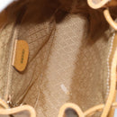 GUCCI Bamboo Backpack Leather Beige Gold 003 2058 0030 Auth BA11729-11