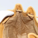 GUCCI Bamboo Backpack Leather Beige Gold 003 2058 0030 Auth BA11729-22