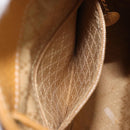 GUCCI Bamboo Backpack Leather Beige Gold 003 2058 0030 Auth BA11729-25